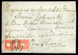 VÁGBESZTERCE 1858 2*5 Kr Levél Előlapon  /  2*5Kr On Letter Front - Used Stamps