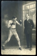 SPORT ökölvívás , Ökölvívó ,   Fotós Képeslap   /  SPORT Boxing Photo Vintage Pic. P.card - Boksen