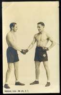 SPORT ökölvívás , Ökölvívó ,   Fotós Képeslap   /  SPORT Boxing Photo Vintage Pic. P.card - Boxsport