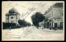 GYŐR 1907. Régi Képeslap , Zsinagóga  /  Vintage Pic. P.card, Synagogue - Godsdienst & Esoterisme