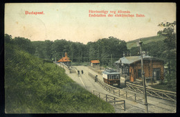 HÜVÖSVÖLGY  1906. Végállomás, Régi Képeslap  /  Terminal Vintage Pic. P.card - Hungary