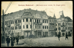 MISKOLC 1913. Régi Képeslap, Singer Palota  /  Vintage Pic. P.card , Singer Palace - Godsdienst & Esoterisme