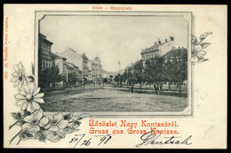 NAGYKANIZSA 1898. Régi Képeslap  /  1898 Vintage Pic. P.card - Ungarn