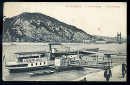 BUDAPEST 1912. Rakpart Képeslap, Egyiptomba Küldve   /  Wharf Vintage Pic. P.card To Egypt - Gebraucht