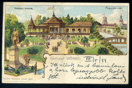 GYŐR 1899. Litho Képeslap  /  Litho Vintage Pic. P.card - Ungheria