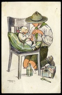 1926. Cserkész Képeslap, Alkalmi Scout Bélyegzéssel  /  Boy Scout Spec. Boy Scout Pmk - Used Stamps