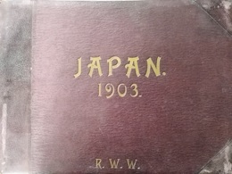 JAPAN 1903 Századfordulós Nagy Alakú Fotóalbum 54  Képpel  28*20 Cm-es Fotók, Minden Kép Itt Van Elvileg  /  JAPAN Turn- - Other & Unclassified