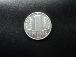 RÉPUBLIQUE DÉMOCRATIQUE ALLEMANDE : 1 PFENNIG   1968 A     KM 8.1     SUP+ - 1 Pfennig