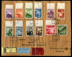 AUSZTRIA 1938. Dekoratív Légi Levél Budapestre Küldve  /  AUSTRIA  Decorative  Airmail Letter To Budapest - Briefe U. Dokumente