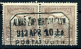 ALMÁS Kétnyelvű, Postaügynökség   Bélyegzés  /  Bilingual Postal Agency Pmk - Used Stamps