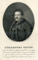 DÖBRENTEI Gábor , Portré, Rézmetszet 1840. Képméret  18*11 Cm  /  Portrait, Copper Etching - Non Classés