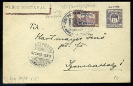 BUDAPEST 1920. Légi Levél Szombathelyre Küldve  /  Airmail Letter To Szombathely - Brieven En Documenten