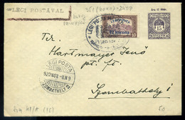 BUDAPEST 1920. Légi Levél Szombathelyre Küldve  /  Airmail Letter To Szombathely - Briefe U. Dokumente