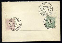 SZLAVÓNVERŐCE 1899. Krajcáros Levél Sopronba Küldve  /  Kr Letter To Sopron - Used Stamps