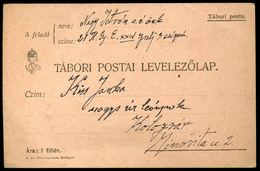 I. VH 1917. Grafikus Tábori Postai Levelezőlap  /  WW I. Graphics FPO P.card - Gebraucht