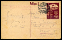 I. VH  Grafikus Tábori Postai Levelezőlap  /  WW I. Graphics FPO P.card - Usado