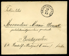 DARAGOMÉRFALU 1899. Dekoratív Krajcáros Levél Budapestre  /   Decorative  Kr Letter To Budapest - Gebraucht