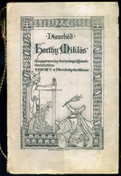 BUDAPEST 1920. Díszebéd Horthy Miklós Tiszteletére, Dekoratív, Ritka Menükártya  /  Speech In Honor Of Miklós Horthy  De - Unclassified