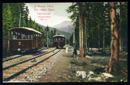 TÁTRA Villamos Régi Képeslap  /  Vintage Pic. P.card,  Tram - Ungarn