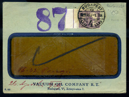BUDAPEST 1929. Céges Levél, Céglyukasztásos Bélyeggel  /  Corp. Letter Corp. Punched Stamp - Briefe U. Dokumente