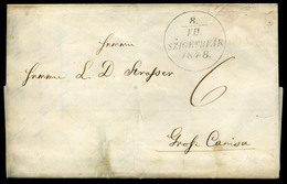 SZIGETVÁR 1848. 07. Levél Tartalommal Nagykanizsára Küldve  /  Letter, Cont To Nagykanizsa - ...-1867 Prephilately