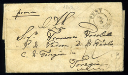 PEST 1849.03.05. Levél Tartalommal Pavova-b Küldve  /  Letter, Cont. To Pavov - ...-1867 Prephilately