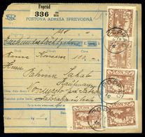 POPRÁD 1919.05.16. Csomagszállító Hradzsin Bérmentesítéssel , A Cseh Megszállás Alatt Lévő Sátoraljaújhelyre Küldve,port - Used Stamps