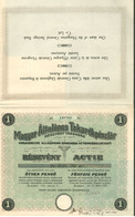 Magyar Általános Takarékpénztár Részvénytársaság Részvény 1927  /  Hun. General Savings JSC Share - Unclassified