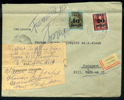 BUDAPEST 1945. érdekes Helyi Expressz Tarifás (!) Visszaküldött Levél / Period3 Local 20g Express Cover 10P+20P (SPECIAL - Briefe U. Dokumente