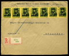 APAGY 1945. Ajánlott Infla Levél 36*5P Budapestre / Period5 Domestic 20g Registered Cover GRACE PERIOD RATE (180P Instea - Covers & Documents