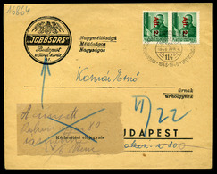 BUDAPEST 1946.04.04. Dekoratív Visszaküldött Levél Alk. Bélyegzéssel  /   Decorative  Returned Letter Spec. Pmk - Covers & Documents