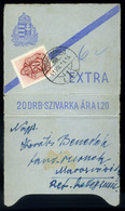 MAROSVÁSÁRHELY 1941. Poszázott Szivaros Doboz, Portózva!  /  Mailed Cigar Box, Postage Due - Briefe U. Dokumente