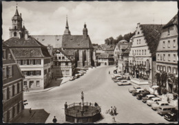 D-91555 Feuchtwangen - Marktplatz - Cars - Opel - Mercedes - Feuchtwangen