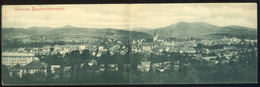 BESZTERCEBÁNYA 1902. Panoráma Képeslap  Budapestre Küldve 12f Portó Bélyegzéssel  /  Vintage Pic. P.card   Panorama To B - Usati