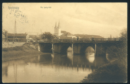 IPOLYSÁG 1906. Képeslap Balassagyarmat-Esztergom Mozgó és Ipolyság Pályaudvari Bélyegzéssel / Vintage Pic. P.card Balass - Used Stamps