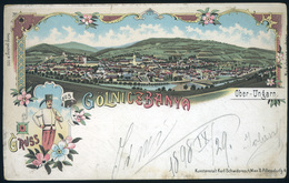 GÖLNICBÁNYA 1899. Lithoképeslap / Vintage Pic. P.card, Litho - Hungary
