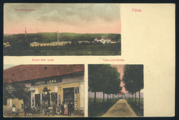 FÜLEK Andor Ernő üzlete, Zománcgyár Régi Képeslap    / Vintage Pic. P.card  Ernő Andor's Store, Enamel Factory - Hungary