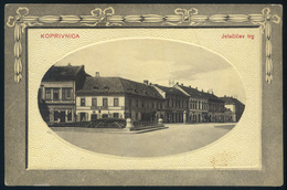 KOPRIVNICA 1913. Régi Képeslap, Mozgóposta Bélyegzéssel  /  Vintage Pic. P.card TPO Pmk - Used Stamps