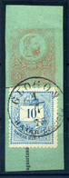 GLOGON  Utalvány Kivágás, Szép  Bélyegzés , Vegyes Bérm.  /   Postal Money Order  Excision Nice Pmk, Mix Frank - Used Stamps
