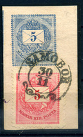 SAMOBOR Utalv. Kivágás, Szép Bélyegzés  / Postal Money Order   Excision Nice Pmk - Used Stamps