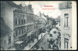 SZOMBATHELY 1910. Erzsébet Királyné Utca, Régi Képeslap  /  Queen Elizabeth St.  Vintage Pic. P.card - Hungary