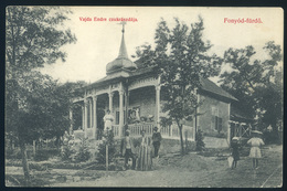 FONYÓD 1910. Vajda Cukrászda, Régi Képeslap  /  Vajda Pastry Shop, Vintage Pic. P.card - Hungary