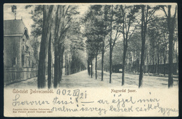 DEBRECEN 1902. Régi Képeslap , Mozgóposta Bélyegzéssel - Hungary