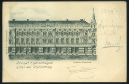 SZOMBATHELY 1899. Sabária Kávéház, Régi Képeslap  /  Café Sabária Vintage Pic. P.card - Hungary
