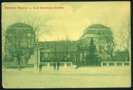 PÁPA 1918. Eszerházy Kastély, Régi Képeslap W.L.  /  Castle Eszterházy, Vintage Pic. P.card Weiss Lipót - Hungary