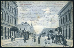 SZOMBATHELY 1905. Régi Képeslap , Villamos  /  Vintage Pic. P.card, Tram - Hungary