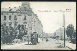 SOPRON 1921. Régi Képeslap, Villamos   /  Vintage Pic. P.card, Tram - Hungary