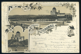 ESZTERGOM 1898. Litho Képeslap  /  Litho Vintage Pic. P.card - Hungary