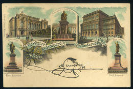 BUDAPEST 1900. Régi Litho  Képeslap  /  Litho Vintage Pic. P.card - Hungary