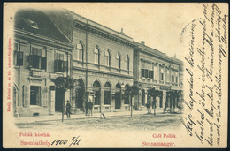 SZOMBATHELY 1899. Café Pollák, Régi Képeslap  /  Café Pollák Vintage Pic. P.card - Hungary